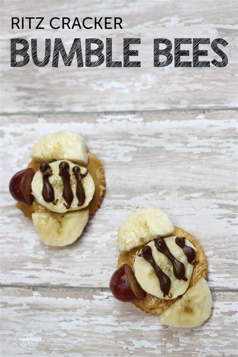 Bumble was created to put the power in the hands of the ladies. RITZ Cracker Bumble Bees - Love and Marriage