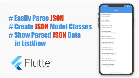 Google S Flutter Tutorial Easily Parse Complex JSON Create JSON