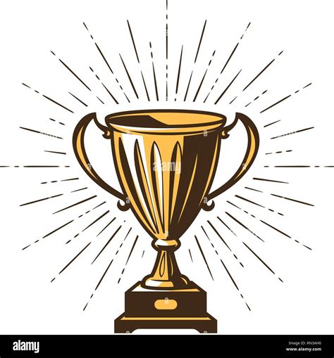 Winner S Trophy Award Win Winning Champion Symbol Vector