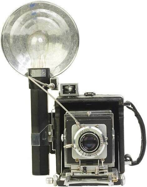 Vintage Camera With Flash