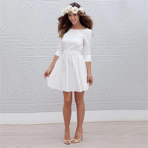 Fashion Women Summer Dress Casual Solid White Brief Mini Dress Sweet Backless Lace Up Bow