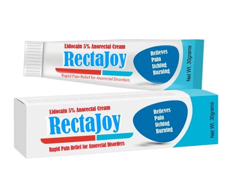 Rectajoy Lidocaine 5 Topical Anorectal Cream For Hemorrhoids And Other Anorectal Disorders 30gm