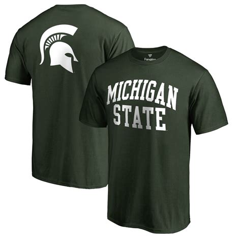 Mens Green Michigan State Spartans Primetime T Shirt