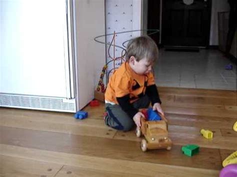 A place for gifs, pictures and videos of kids who haven't mastered the art of remaining upright. Adam is SUCH a boy - playing with trucks and blocks - YouTube