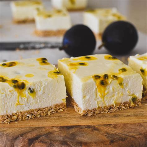 Passionfruit Cheesecake Slice Cooking With Nana Ling