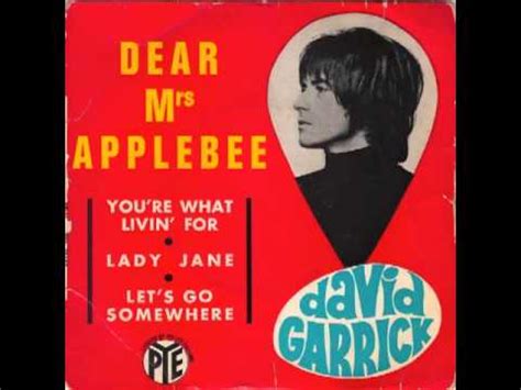 ℗ 1966 sanctuary records group ltd., a bmg company. David Garrick - Dear Mrs Applebee - YouTube