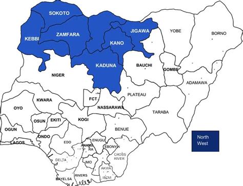 North West Region Of Nigeria States Map And Key Facts ⋆ Naijahomebased