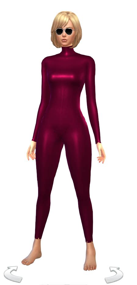 Latex Clothing Catsuit Update 24072020 Downloads The Sims 4