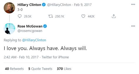 Rose Mcgowan Wishes Hillary Clinton Happy Birthday By Accusing Her Of