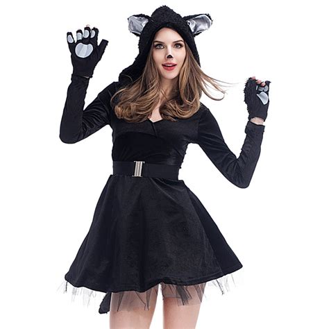 2017 New Adult Costume Sexy Cat Women Dress Night Prowler Sexy Catwoman