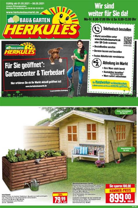 Hallo und schön dass ihr auf meinem kanal vorbeischaut. Angebote - HERKULES Bau&Garten-Markt
