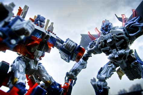 In prime, megatron was beaten down by optimus prime and other autobots and left for dead until unicron once again came along and revived megatron vs sentinel is a different matter. Image - Optimus Prime vs. Megatron (HDR).jpg ...