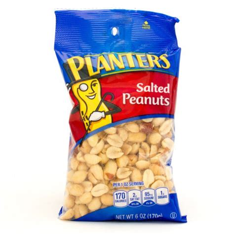 Planters Salted Peanuts Big Bag 6oz Shop 242