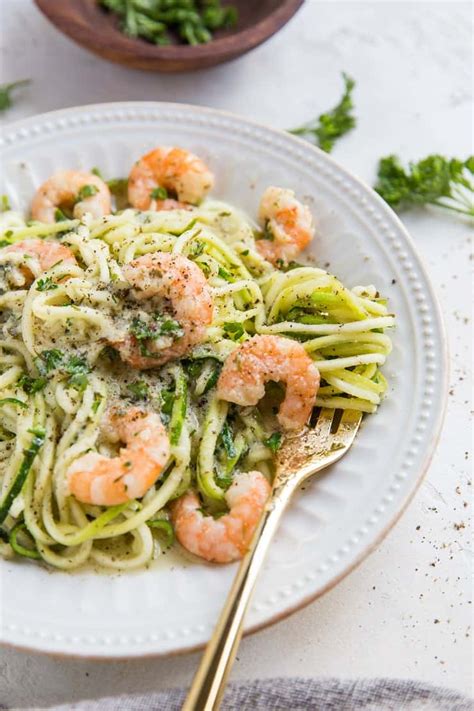 Because when you put your mind to it, anything can become a pasta noodle. Keto Shrimp Scampi with Zucchini Noodles - The Roasted Root