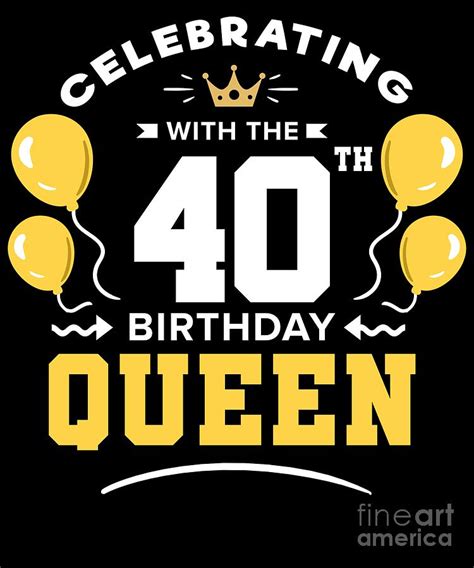 Personalized products require 4 days of processing before shipping. 40th Birthday 40 Years Fortieth Fourty Years Old Digital ...