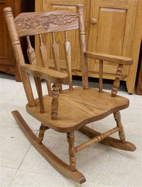 Acorn Childs Rocking Chair Amish Traditions Wv