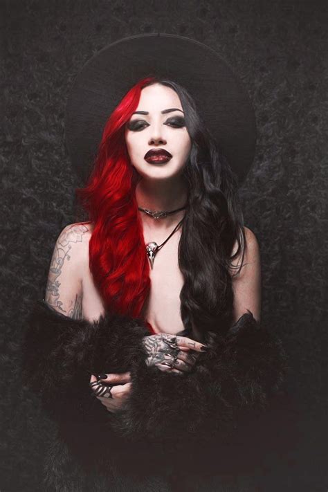 D J Vu Black Metal Girl Ashley Costello New Years Day Band