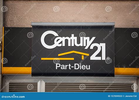 Century 21 Logo in Front of Their Real Estate Agent for Lyon. Century