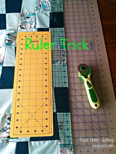Road Home Quilting Ruler Tricks