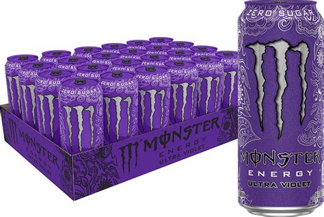 24 Cans Monster Energy Ultra Violet 16 Fl Oz Walmart Com