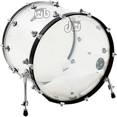 Dw Design Series Acrylic Bass Drum 18x22 Reverb