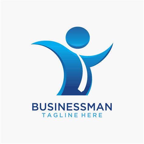 Businessman Logo Design 10065974 Vector Art At Vecteezy