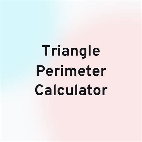 triangle perimeter calculator hexa calculator