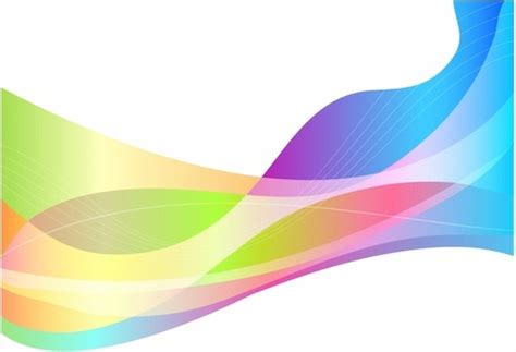 Abstract Rainbow Colors Wave Background Free Vector In Adobe