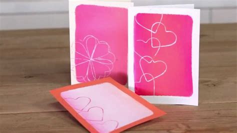 How To Make Homemade Valentines Day Cards Youtube