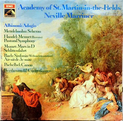 sir neville marriner the academy of st martin in the fields the academy in concert vinyl