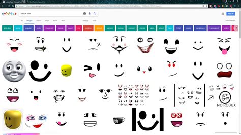 Roblox Face Names