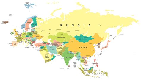 How Is The Border Between Europe And Asia Defined Asia Map Free