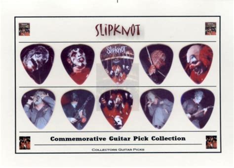 Slipknot Acommemorative Guitar Pick Collection