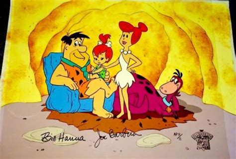Flintstones Hanna Barbera Signed Cel 30th Anniversary Last Artist Proof