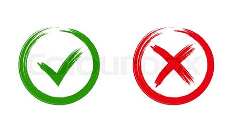 In some countries, this will give you common law rights. Tick and cross signs. Green checkmark OK and red X icons ...