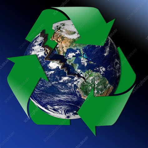 Global Recycling Stock Image C0033956 Science Photo Library