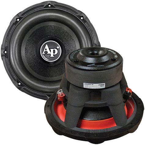 Audiopipe 12″ Woofer 750w Rms1500w Max Dual 4 Ohm Voice Coils The