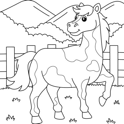Horse Pictures Coloring Pages