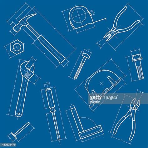 Blueprint Vector Background Photos And Premium High Res Pictures