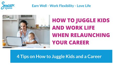 Relaunch Your Career Part 6 How To Juggle A Career And Kids