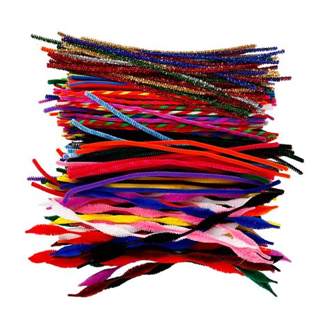 Pipe Cleaners Thickness 4 6 Mm L 305 Cm 250 Mixed Uk