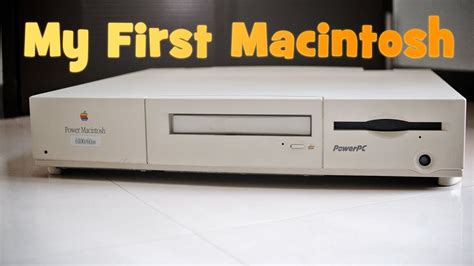 My First Macintosh The Apple Performa 6116cdpower Mac 6100 Youtube