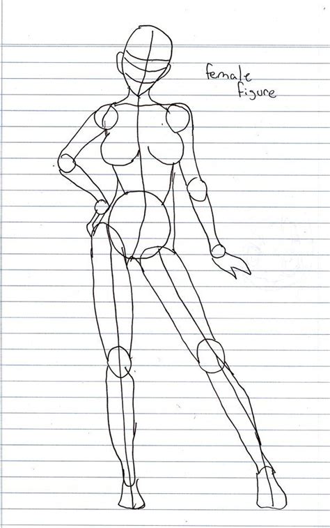 Female Body Drawing Template