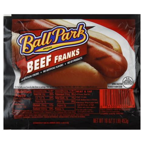 Ball Park Franks Beef 8 Ct