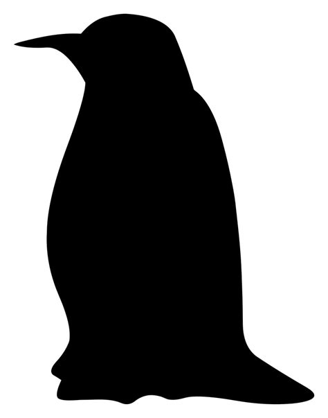 Onlinelabels Clip Art Silhouette Penguin