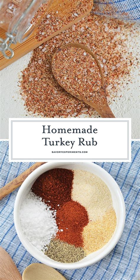 Homemade Turkey Rub Is A Blend Of Easy Spices And Herbs To Make For A Flavorful And Delicious