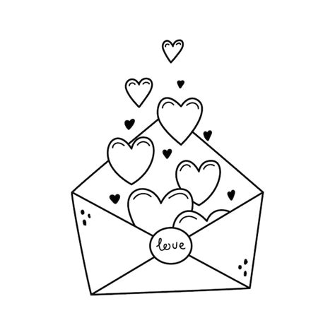 Premium Vector Vector Illustration Of A Love Letter An Envelope With