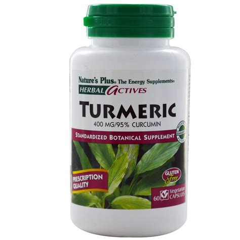 Nature S Plus Herbal Actives Turmeric 400 Mg 60 Veggie Caps By