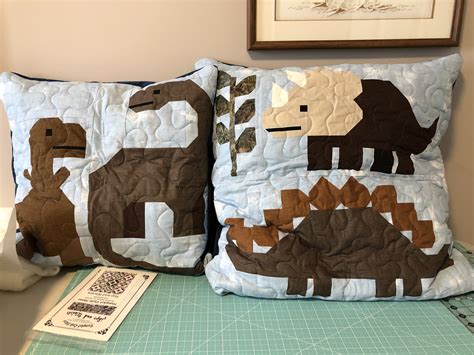 Craft Supplies And Tools Patterns Dinosaurs Quilt Pattern By Elizabeth