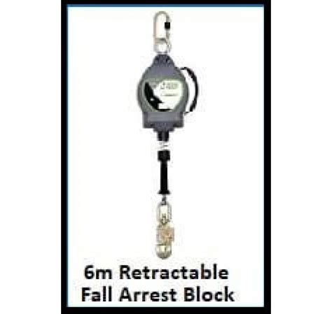 6m Retractable Fall Arrest Block Rope Services Direct